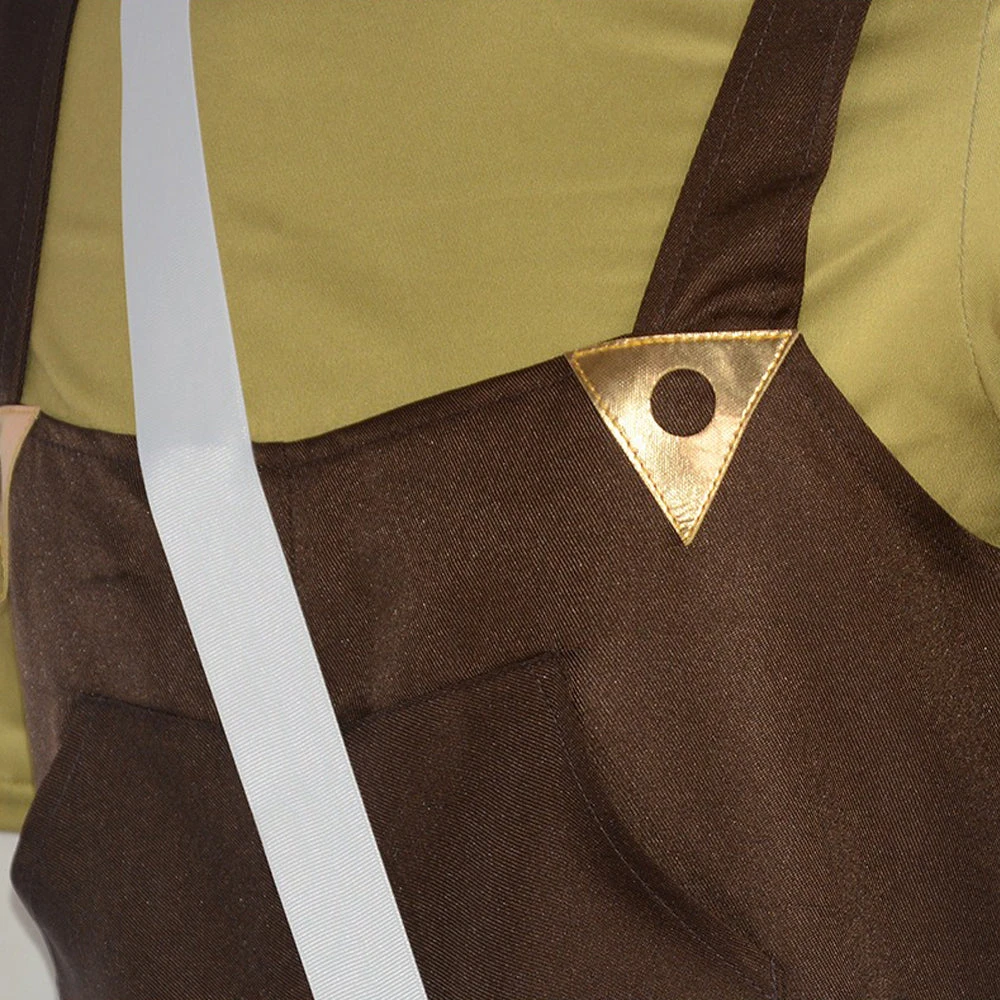 Mens Usopp Cosplay Costume Dark Brown Uniform For Halloween Carnival 4 Mens Usopp Cosplay Costume Dark Brown Uniform For Halloween Carnival - Image 4