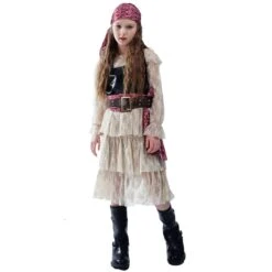 Girls Halloween Pirate Dress Childrens Pirate Costume With Vest Belt And Bandana For Cosplay 10 Girls Halloween Pirate Dress Childrens Pirate Costume With Vest Belt And Bandana For Cosplay -Sun Baby Sales Store download ed3c3c03 16b5 4b0b 8613 f36953684756