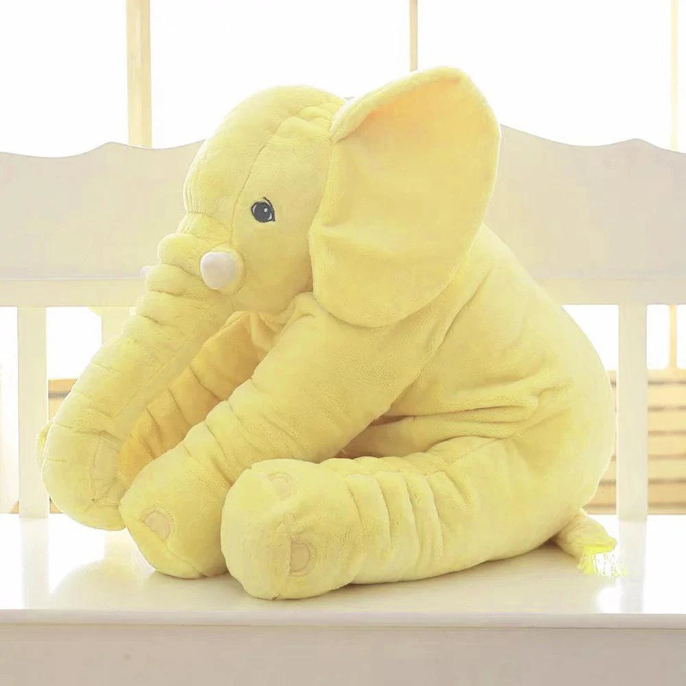 Lovely Elephant Plush Toy Stuffed Animal Doll Baby Kids Pillow For Sleeping 3 Lovely Elephant Plush Toy Stuffed Animal Doll Baby Kids Pillow For Sleeping - Image 3