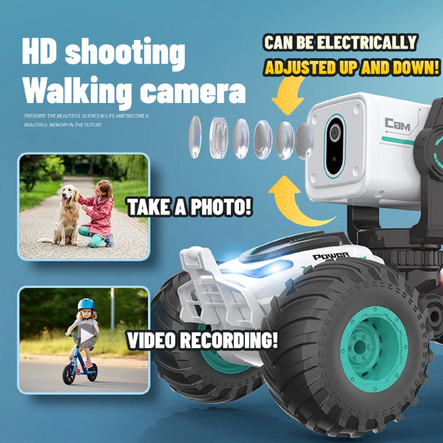 Multifunctional RC Car HD Photo Video Remote Dialogue Car Deformation 360° Stunt Car For Boys Gilrs 2 Multifunctional RC Car HD Photo Video Remote Dialogue Car Deformation 360° Stunt Car For Boys Gilrs - Image 2