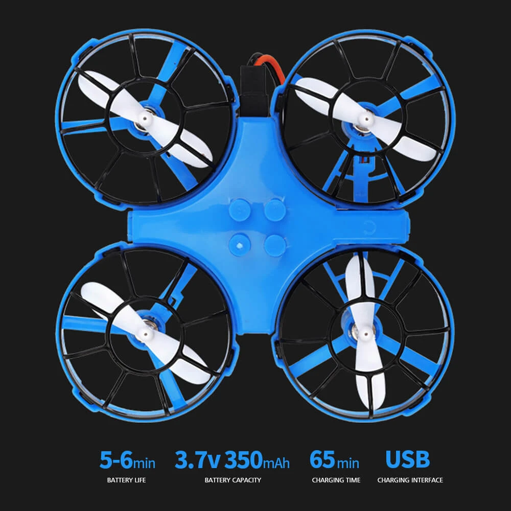 Mini RC Drone Boat Car 3in1 Remote Control Aircraft Speedboat Racing Car Toy For Kids 7 Mini RC Drone Boat Car 3in1 Remote Control Aircraft Speedboat Racing Car Toy For Kids - Image 7