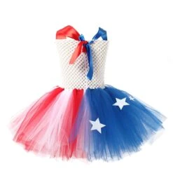 July 4th Girls Dress Sleeveless Summer Tutu Dress With Headband Independent Day Outfit 12 July 4th Girls Dress Sleeveless Summer Tutu Dress With Headband Independent Day Outfit -Sun Baby Sales Store girls 4th july independence day dress 1