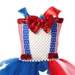 July 4th Girls Dress Sleeveless Summer Tutu Dress With Headband Independent Day Outfit 13 July 4th Girls Dress Sleeveless Summer Tutu Dress With Headband Independent Day Outfit -Sun Baby Sales Store girls 4th july independence day dress 4