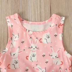 Girls Bunny Outfit Easter Rabbit Tutu Dress 4pcs Set Kids Fancy Easter Outfit With Accessories For Kids -Sun Baby Sales Store girls Easter dress up 5