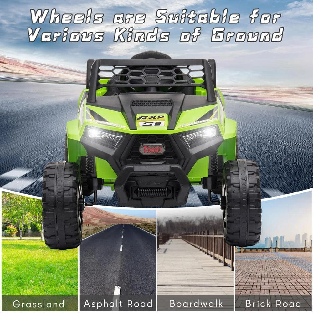 12V Kids Ride On Car Electric UTV Car Single Seat With A Safety Belt Front LED Lights And Horn 4 12V Kids Ride On Car Electric UTV Car Single Seat With A Safety Belt Front LED Lights And Horn - Image 4