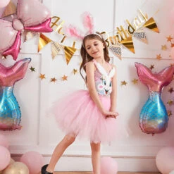 Girls Lovely Bunny Tutu Dress With Headband Backless Bunny Costume -Sun Baby Sales Store grils easter day dress bunny 7