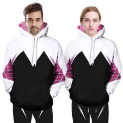 Kids Adults Gwen Hoodie Pants Superhero Unisex Long Sleeve Fashion Sweatshirt -Sun Baby Sales Store gwen hoodie pant costume 1