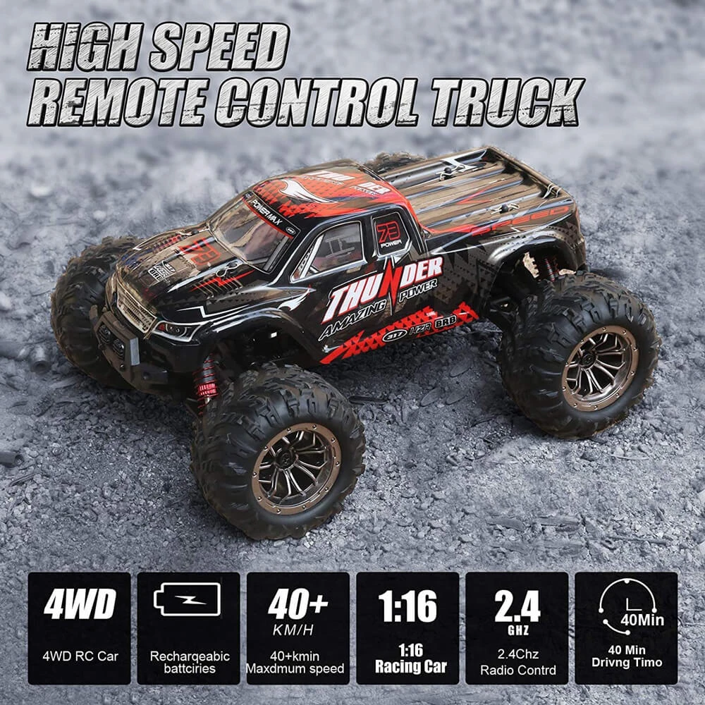 High Speed Remote ControlRacing 4WD Off Road Monster Trucks Climbing Vehicle For Kids Adults 5 High Speed Remote ControlRacing 4WD Off Road Monster Trucks Climbing Vehicle For Kids Adults - Image 5