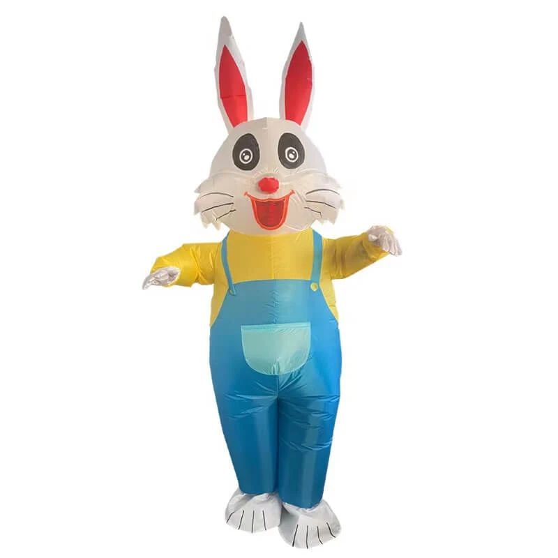Inflatable Bunny Costume Adult Easter Rabbit Costume Unisex Air Blow-up Fancy Easter Cosplay Costume 1 Inflatable Bunny Costume Adult Easter Rabbit Costume Unisex Air Blow-up Fancy Easter Cosplay Costume