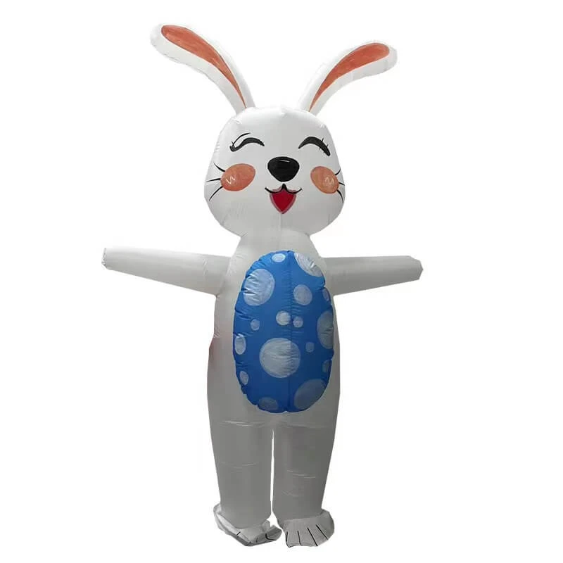 Inflatable Bunny Costume Adult Easter Rabbit Costume Unisex Air Blow-up Fancy Easter Cosplay Costume 4 Inflatable Bunny Costume Adult Easter Rabbit Costume Unisex Air Blow-up Fancy Easter Cosplay Costume - Image 4