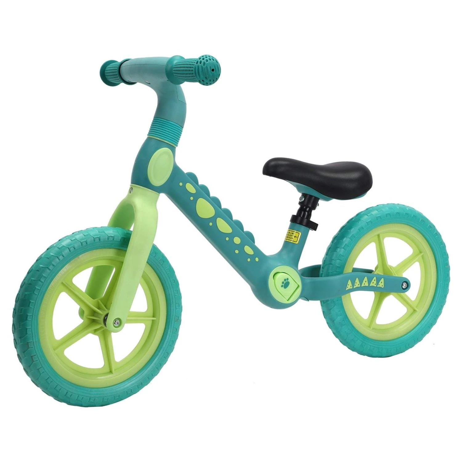 Kids Balance Bike Dinosaur Bike 2 Wheels With Foldable Footrest Ride-on Toys For Boy Girls 9 Kids Balance Bike Dinosaur Bike 2 Wheels With Foldable Footrest Ride-on Toys For Boy Girls - Image 9