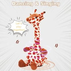 Giraffe Dancing Toys Plush Song Learn To Speak Recording Doll With Colorful Lights -Sun Baby Sales Store jpg 13707b2d 207e 4173 84a1 7e4c3614640b