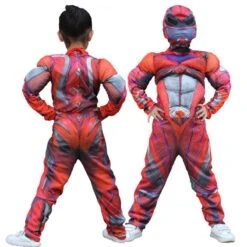 Kids Red Ranger Costume Boys Girls Classic Muscle Halloween Outfit 4-8 Years -Sun Baby Sales Store jpg 16b11a8a 47bb 4cbc a99e d84141ca4042