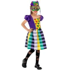 Kids Mardi Gras Dress And Mask Madrigas Costume Funny Outfit For Carnival -Sun Baby Sales Store jpg 1714e828 2c0b 4991 bd52 152386527a60
