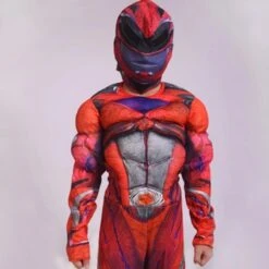 Kids Red Ranger Costume Boys Girls Classic Muscle Halloween Outfit 4-8 Years -Sun Baby Sales Store jpg 1b115a1a 8122 42d9 8290 81760beca0e1
