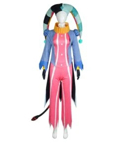 Fizzarolli Cosplay Costume Fancy Fizz Dress Up Jumpsuit With Hat And Coat