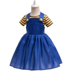 Girls Costume Blue Dress And Yellow Striped T-shirt Infant Halloween Costume -Sun Baby Sales Store jpg 216af780 c18b 4462 9448 3f9981c24f53