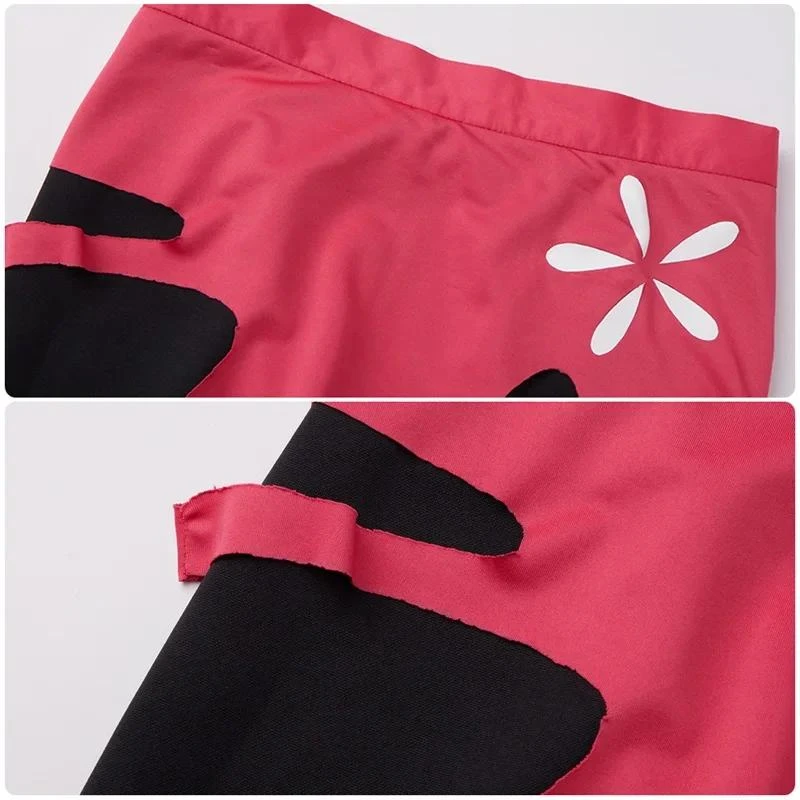 Cherri Bomb Cosplay Costume Angel Dust's Close Friend Cherri Outfit Halloween Carnival Red Suit 5 Cherri Bomb Cosplay Costume Angel Dust's Close Friend Cherri Outfit Halloween Carnival Red Suit - Image 5