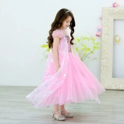 Kids Pink Elsa Dress Summer Party Dress Birthday Dress Up For Girls 3T-10 Years -Sun Baby Sales Store jpg 2ecab543 6f13 440e 84e2 853e39047f90