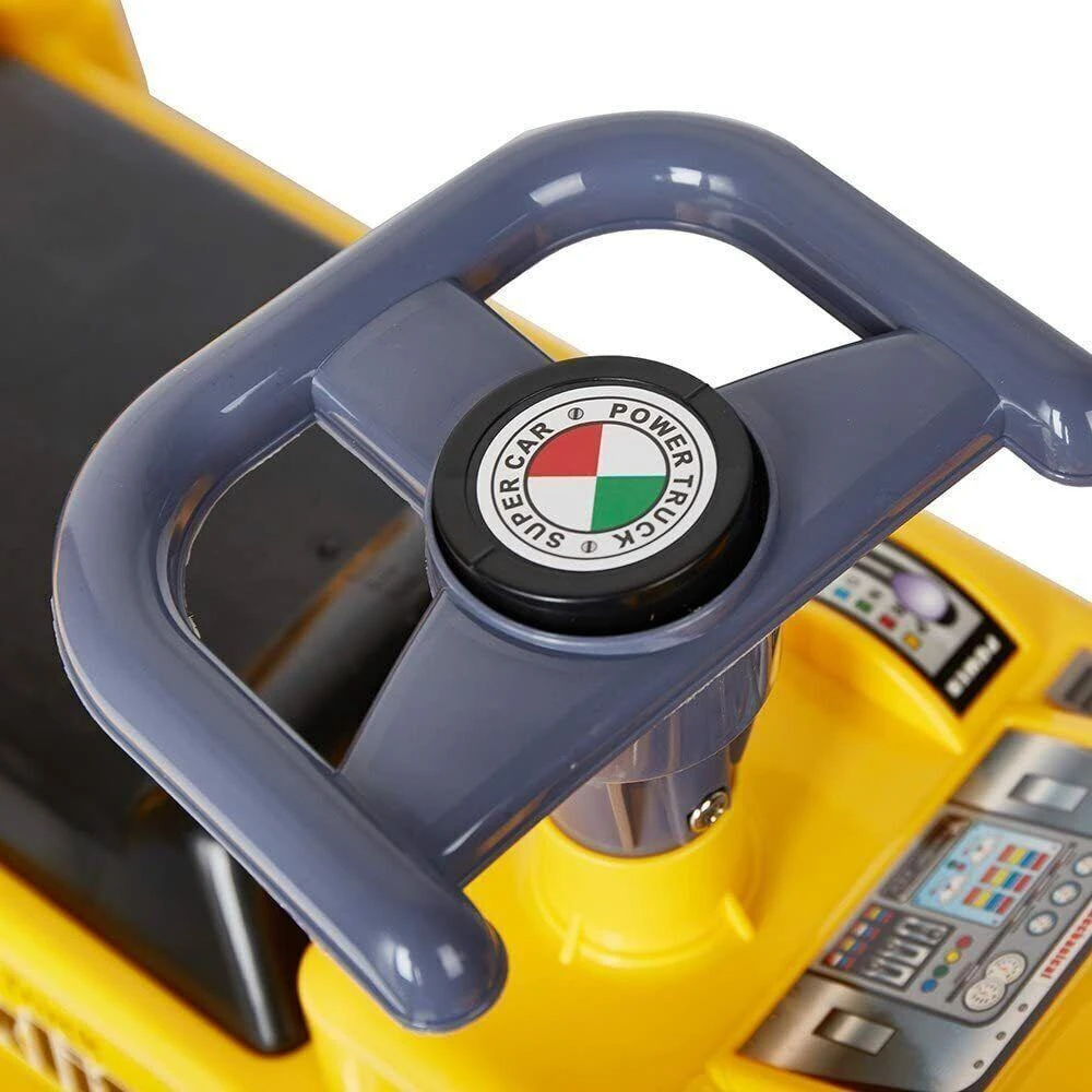 Kids Ride-On Forklift Crane Truck With Construction Helmet – Interactive Digger Toy With Lifting, Sliding & Sound Effects 5 Kids Ride-On Forklift Crane Truck With Construction Helmet – Interactive Digger Toy With Lifting, Sliding & Sound Effects - Image 5