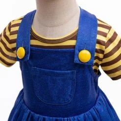 Girls Costume Blue Dress And Yellow Striped T-shirt Infant Halloween Costume -Sun Baby Sales Store jpg 483bd3e2 8c64 4001 97a5 32ebb674b74a