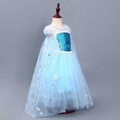 Girls Elsa Dress Summer Blue Snow Queen Birthday Dress Kids Princess Dress Halloween Costumes -Sun Baby Sales Store jpg 4a4ee302 bdcd 43a9 802b 7decb66a9ec5