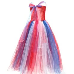 Girls July 4th Outfit Ball Gown Dress With Wing Fairy Wand Headband Full Set For Carnival -Sun Baby Sales Store jpg 4fc829c3 8958 426b 9cab e1b76203839c