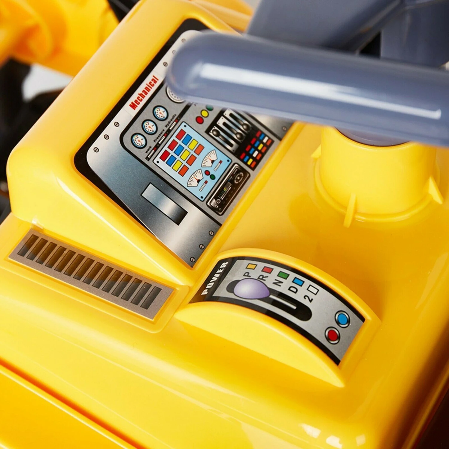 Kids Ride-On Forklift Crane Truck With Construction Helmet – Interactive Digger Toy With Lifting, Sliding & Sound Effects 6 Kids Ride-On Forklift Crane Truck With Construction Helmet – Interactive Digger Toy With Lifting, Sliding & Sound Effects - Image 6