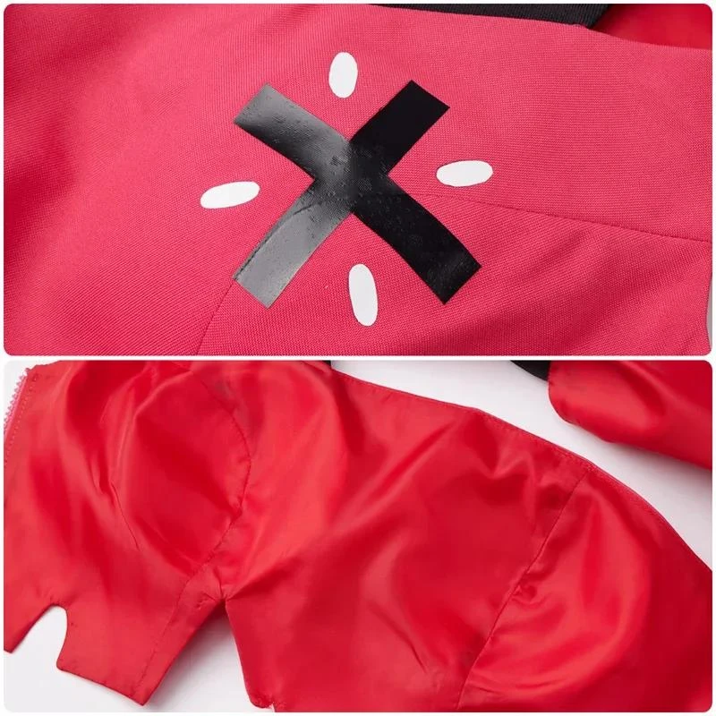 Cherri Bomb Cosplay Costume Angel Dust's Close Friend Cherri Outfit Halloween Carnival Red Suit 4 Cherri Bomb Cosplay Costume Angel Dust's Close Friend Cherri Outfit Halloween Carnival Red Suit - Image 4