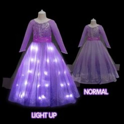 Anna Costume Kids Light Up Princess Dress Purple Sequined Birthday Dress Party Dress -Sun Baby Sales Store jpg 7fc93ce3 9f99 4220 82d9 a22d99f0edb2