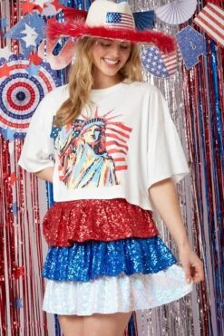 Women American Flag Shirt 4th Of July Patriotic Tee USA Star Stripes Tops 13 Women American Flag Shirt 4th Of July Patriotic Tee USA Star Stripes Tops -Sun Baby Sales Store jpg 8054057a 17c8 4d6e afb0 ebc72045d57d