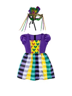 Kids Mardi Gras Dress And Mask Madrigas Costume Funny Outfit For Carnival -Sun Baby Sales Store jpg 885cb349 7c48 42ff 9e88 005b1626860a