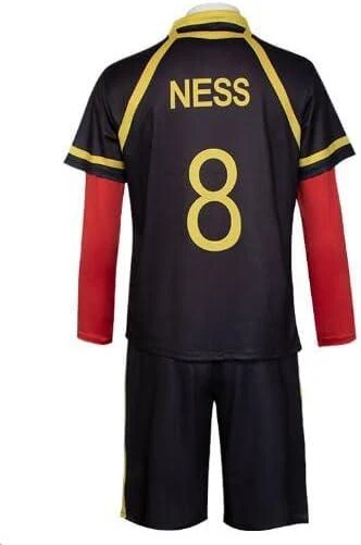 Adult Michael Kaiser Football Jersey Bastard Team Uniform Ness Cosplay Costume 7 Adult Michael Kaiser Football Jersey Bastard Team Uniform Ness Cosplay Costume - Image 7