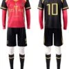 Adult Michael Kaiser Football Jersey Bastard Team Uniform Ness Cosplay Costume