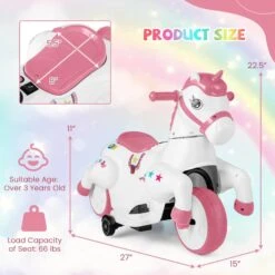 12V Kids Ride-On Toy With Training Wheels Dual Riding Modes Music Safety Horse Toy For Girls 10 12V Kids Ride-On Toy With Training Wheels Dual Riding Modes Music Safety Horse Toy For Girls -Sun Baby Sales Store jpg a6bc08c9 b53a 4db2 863a 8485f1172b61