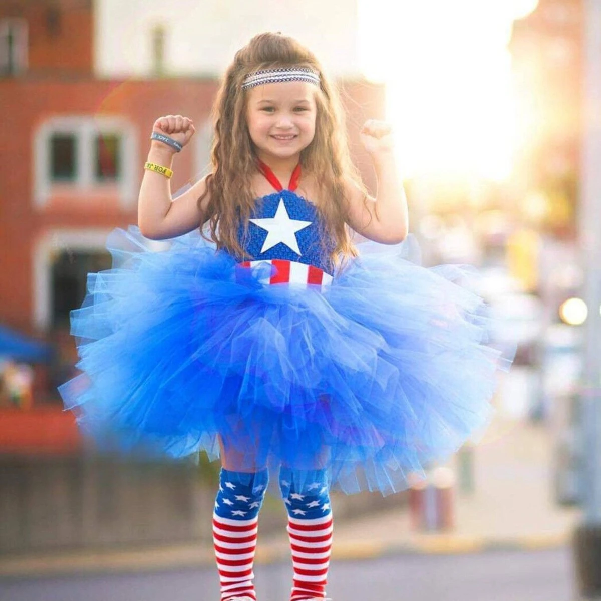 Baby Girl 4th Of July Dress American Flag Tutu Dress With Socks For Independence Day Parade 1 Baby Girl 4th Of July Dress American Flag Tutu Dress With Socks For Independence Day Parade