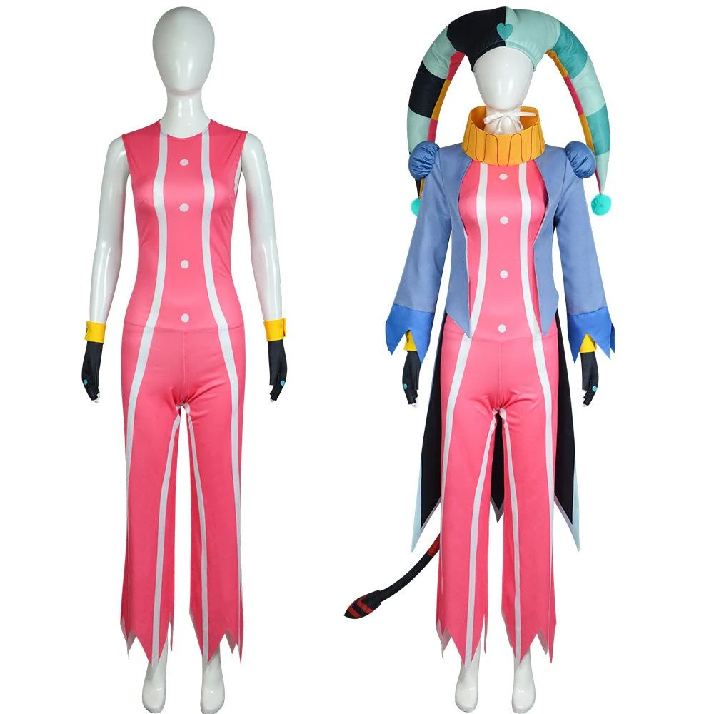 Fizzarolli Cosplay Costume Fancy Fizz Dress Up Jumpsuit With Hat And Coat 3 Fizzarolli Cosplay Costume Fancy Fizz Dress Up Jumpsuit With Hat And Coat - Image 3