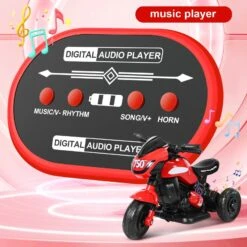 6V Kids Electric Tricycle 3-Wheel Ride-On Motorcycle With Headlights And Sound Effects 12 6V Kids Electric Tricycle 3-Wheel Ride-On Motorcycle With Headlights And Sound Effects -Sun Baby Sales Store jpg b90b0244 9a57 42f2 8485 433705d1dafb