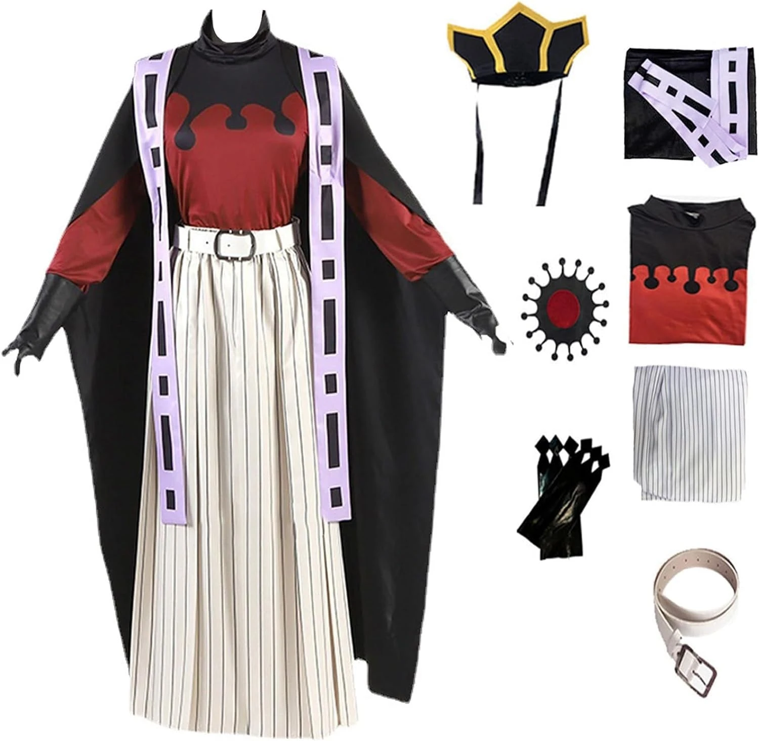 Douma Cosplay Costume Adult Halloween Carnival Party Stage Performance Outfit 7 Douma Cosplay Costume Adult Halloween Carnival Party Stage Performance Outfit - Image 7