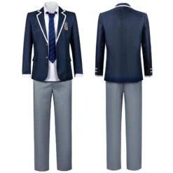 Mens Isagi School Uniform Blue Cosplay Costume Isagi Yoichi Halloween Carnival Outfit