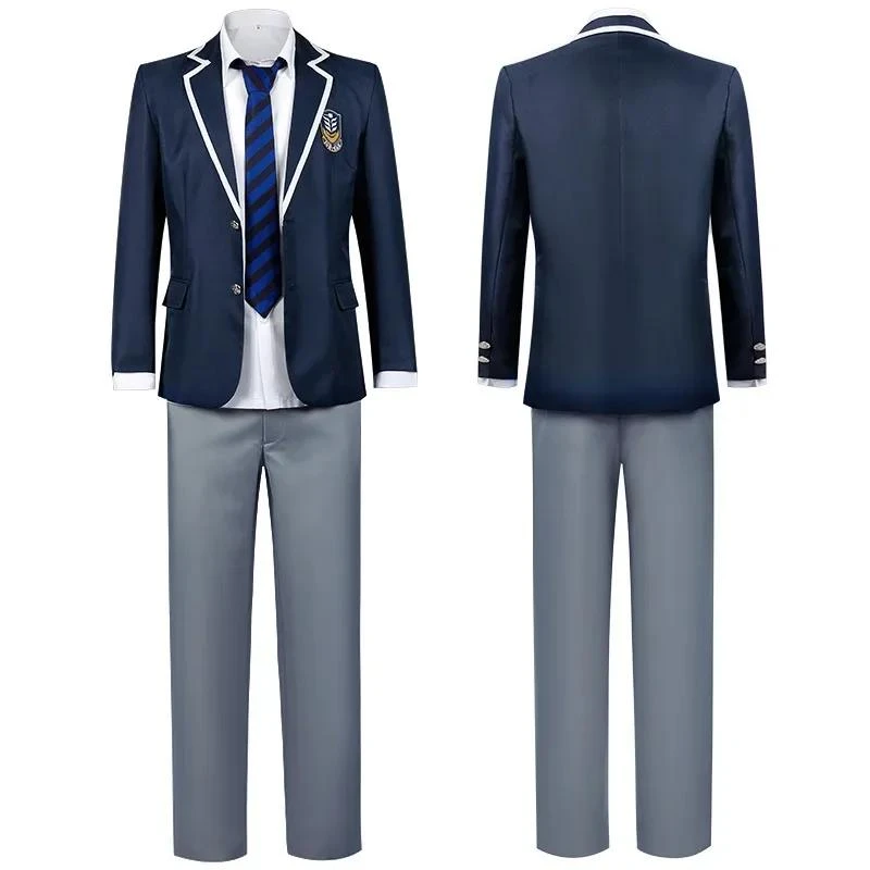 Mens Isagi School Uniform Blue Cosplay Costume Isagi Yoichi Halloween Carnival Outfit 1 Mens Isagi School Uniform Blue Cosplay Costume Isagi Yoichi Halloween Carnival Outfit