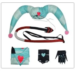 Fizzarolli Costume Women Fizzarolli Clown Cosplay Dress With Hat And Stockings Halloween Costume -Sun Baby Sales Store jpg c41fa68f 3026 45bb aef5 83c730fa7df9