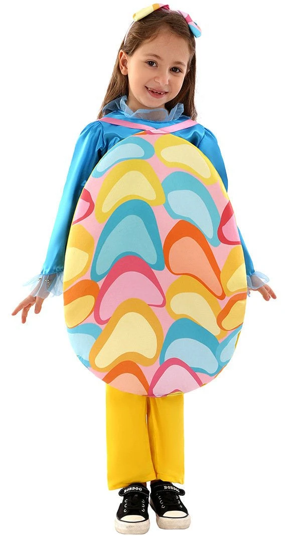 Girls Easter Costume Tops Headband And Egg Bag 3pcs Suit For Carnival 6 Girls Easter Costume Tops Headband And Egg Bag 3pcs Suit For Carnival - Image 6