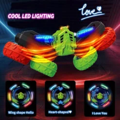 4WD RC Stunt Car 360° Rotating Car Double-sided Stunt Vehicles Cool LED Light 14 4WD RC Stunt Car 360° Rotating Car Double-sided Stunt Vehicles Cool LED Light -Sun Baby Sales Store jpg de94afd8 038e 4fbc af1e b630d3e9eefa