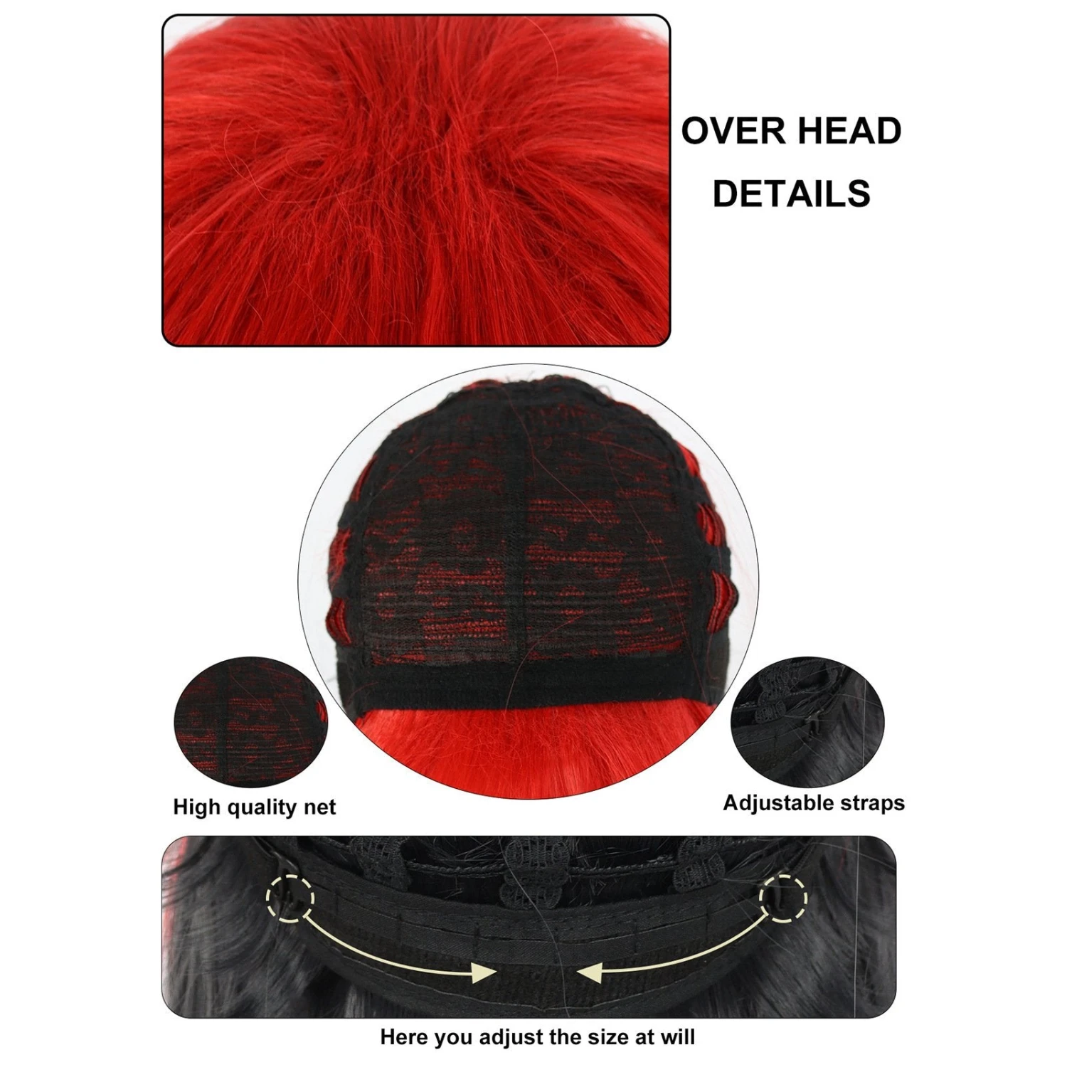 Alastor Cosplay Wig Hazbin Character Alastor Modeling Wig And Horns 12 Alastor Cosplay Wig Hazbin Character Alastor Modeling Wig And Horns - Image 12