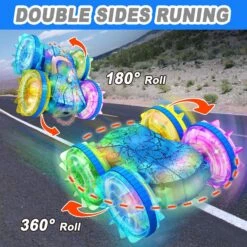 2.4G Amphibious Vehicle Double-Sided Stunt RC Car Colorful Lights 9 2.4G Amphibious Vehicle Double-Sided Stunt RC Car Colorful Lights -Sun Baby Sales Store jpg e96de096 08ac 48b0 83a6 306175cf47ef