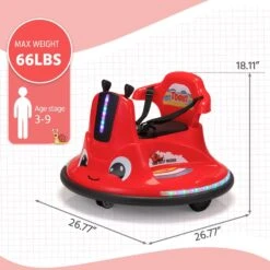 12V Kids Ride On Car 360° Spinning Electric Vehicle With Remote Control MP3 -Sun Baby Sales Store jpg ff475d71 d051 4b97 827a 7875df47416f