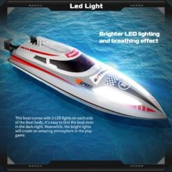 30KM/H Remote Control Boat 2.4G Fast Racing Boat Waterproof With LED Light 29 30KM/H Remote Control Boat 2.4G Fast Racing Boat Waterproof With LED Light -Sun Baby Sales Store jpg ffcdc227 2d0c 40f0 9091 0af8d55b381b