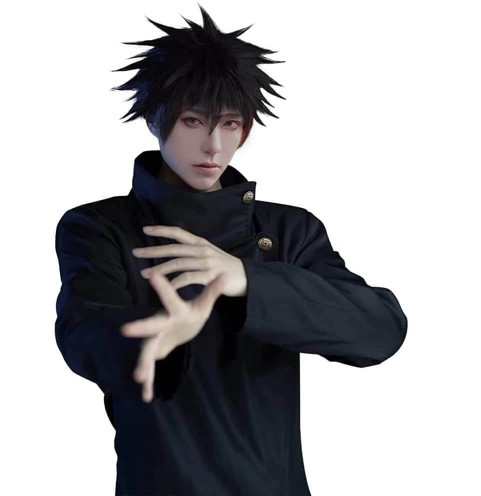 Men Megumi Fushiguro Outfit Black JJK Cosplay Costume Jacket And Pants Suit 8 Men Megumi Fushiguro Outfit Black JJK Cosplay Costume Jacket And Pants Suit - Image 8