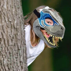 Kids Adult Dinosaur 3D Mask Breathable Latex Full Head Mask For Halloween Party Cosplay 11 Kids Adult Dinosaur 3D Mask Breathable Latex Full Head Mask For Halloween Party Cosplay -Sun Baby Sales Store kids adult dinosaur 3d mask for halloween 3